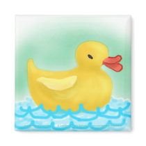 DUCKY Sq Magnet