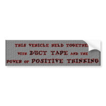 Duct Tape Bumper Stickers