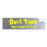 Duct Tape - Customized Bumper Stickers
