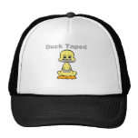 Duct Tape Humor Yellow Duck Taped Mesh Hats