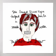 Duct tape poster