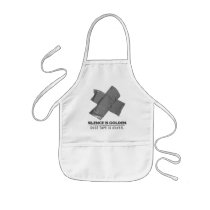 duct tape - silence is golden duct tape is silver aprons by strk3 duct tape - silence is golden duct tape is silver aprons