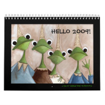 Duda Daze 2009 Frog Calendar by DudaDaze Duda Daze 2009 Frog Calendar