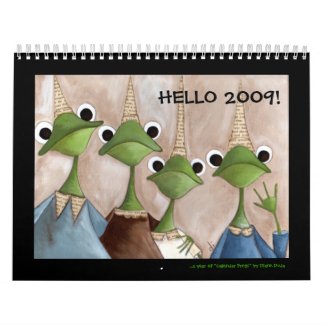 Duda Daze 2009 Frog Calendar calendar