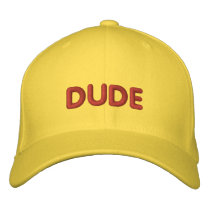 DUDE embroidered hats