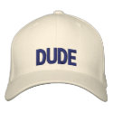 Dude Embroidery Cap Hat embroidered hats by LittleMilkyShop Dude Embroidery Cap Hat embroidered hats