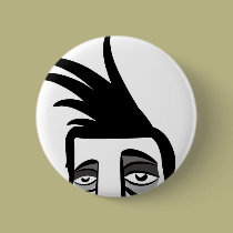 Dude Peeking buttons by CrashingBore Dude Peeking buttons