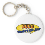 Dude, Where's My Job? Keychains
