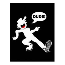 DUDE'N 1B POST CARD