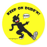 DUDE'N 2 stickers