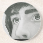 Dudes face drink coasters
