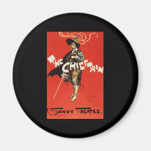 Dudley Hardy The Chieftain Savoy Theatre Refrigerator Magnets