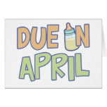 Due In April cards