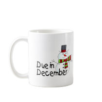 Due In December (Snowman) mugs