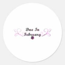 Due In February Products Stickers