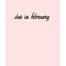 ladies_casual_scoop - Congratulations: Your baby's due in February!