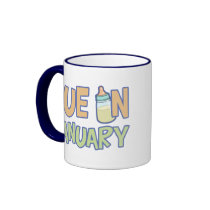 Due In January mugs