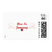 Due In January Stamp