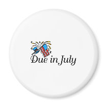 Due In July (Flag) magnets by CelebrationZazzle Due In July (Flag) magnets