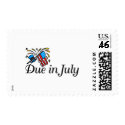 Due In July (Flag) postage by CelebrationZazzle Due In July (Flag) postage