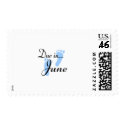 Due In June postage by TeeZazzle Due In June postage