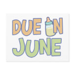Due In June postcards