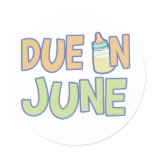 Due In June stickers