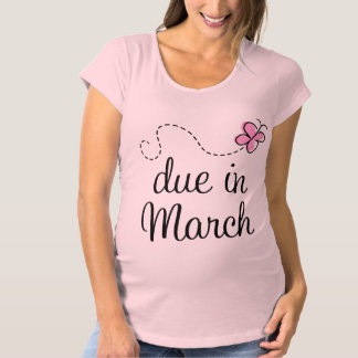 due in march maternity shirt