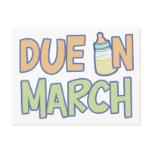 Due In March postcards