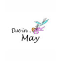 Due In May (Baby/Stork) t-shirts