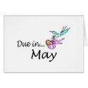 Due In May ( Pink) cards