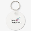 Due In November (Baby/Stork) keychains by CelebrationZazzle Due In November (Baby/Stork) keychains