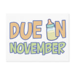 Due In November postcards