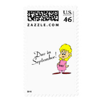 Due In September (Pregnant Mom) postage
