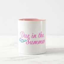 Due In Summer (Pink) Mug