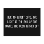 Due to Budget Cuts, the Light at the End of the Tu Postcards