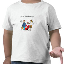 Due To The Economy Santa T-shirt