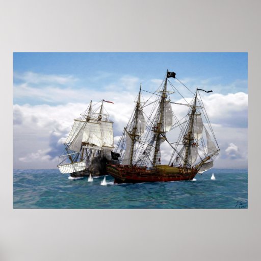 duel at sea poster