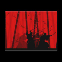 Duel in the Red Bamboo postcards