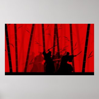 Duel in the Red Bamboo - Samurai Battle Posters