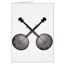 Dueling Banjos Greeting Card