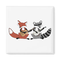 Dueling Banjos Fridge Magnet