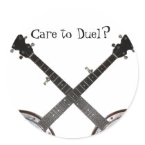 Dueling Banjos Sticker
