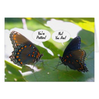 Dueling BFFs (Butterfly Friends Forever) Cards