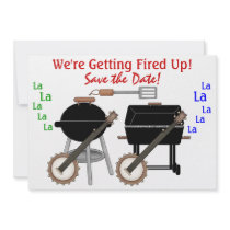 Dueling Grills ! SRF Personalized Invitation