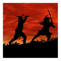 Dueling Samurai posters