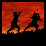 Dueling Samurai Poster