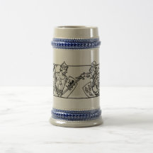 Duelling Knights Coffee Mugs