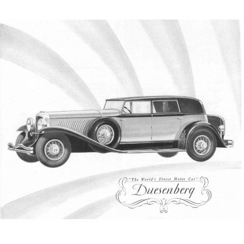 Duesenberg Motor Car mousepad