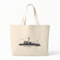 Duesseldorf town center of skyline bag